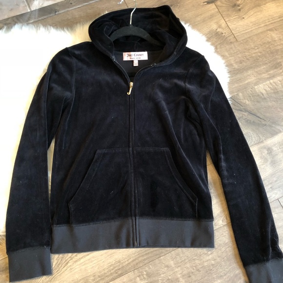‼️Juicy Couture Velour Bling Hoodie Size L - Picture 2 of 4